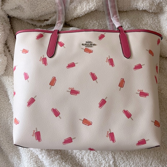 Coach Handbags - City Tote With Popsicle Print